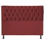 Imagem de Cabeceira Jade 100Cm Para Cama Box Solteiro Suede Vermelho