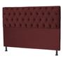 Imagem de Cabeceira Jade 120 Cm Para Cama Box Suede Vermelho Marsala