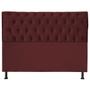 Imagem de Cabeceira Jade 120 Cm Para Cama Box Suede Vermelho Marsala