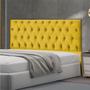 Imagem de Cabeceira Jade 140 Cm Para Cama Box Suede Amarelo