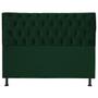 Imagem de Cabeceira Jade 140 Cm Para Cama Box Suede Verde Militar