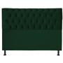 Imagem de Cabeceira Jade 140Cm P/ Cama Box Casal Suede Verde Militar