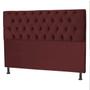 Imagem de Cabeceira Jade 140Cm Para Cama Box Casal Suede Marsala