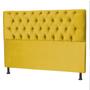 Imagem de Cabeceira Jade 160Cm Para Cama Box Queen Suede Amarelo