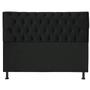 Imagem de Cabeceira Jade 160Cm Para Cama Box Queen Suede Preto