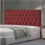 Imagem de Cabeceira Jade 160Cm Para Cama Box Queen Suede Vermelho