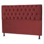 Imagem de Cabeceira Jade 160Cm Para Cama Box Queen Suede Vermelho