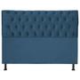 Imagem de Cabeceira Jade 90 Cm Para Cama Box Suede Azul Royal