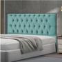 Imagem de Cabeceira Jade 90Cm Cama Box Solteiro Suede Diversas Cores