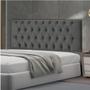 Imagem de Cabeceira Jade 90Cm Cama Box Solteiro Suede Diversas Cores