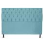 Imagem de Cabeceira Jade 90Cm Para Cama Box Solteiro Suede Azul Tiffany