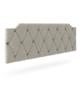 Imagem de Cabeceira Kelly Suede Estofada para Cama Box de Casal 140x54cm Várias Cores
