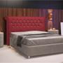 Imagem de Cabeceira King Brescia P04 195 cm Suede - ADJ Decor