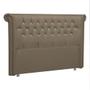 Imagem de Cabeceira King Brescia P04 195 cm Suede - ADJ Decor