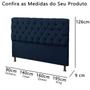 Imagem de Cabeceira King Size Cama de Casal Box Estofada 1,95m Quarto Suede Sofia