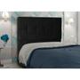 Imagem de Cabeceira Lisboa 1,95 Cm Cama Box King Size Suede Preto