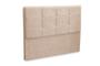 Imagem de Cabeceira London 1,40 Suede Amassado Bege - JS Móveis