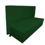 Imagem de Cabeceira mais Calçadeira Casal Super King Juliana 195cm Para Cama Box Suede Verde - DS Estofados