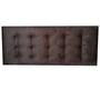 Imagem de Cabeceira Marrom Botonê 15 Suede Amassado King 195 X 60 Cm