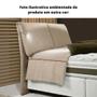 Imagem de Cabeceira MH-2694 Herval Estofado Casal para Colchão 138 cm sem luminária Linho Bege C