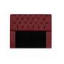 Imagem de Cabeceira Mirage Solteiro 90cm Suede Bordo