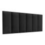 Imagem de Cabeceira Modular E Box Casal 60x140 Em Suede Preto