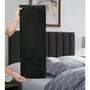 Imagem de Cabeceira Modular Estofada Sued 60x20cm Retangular Unitária Montável Diversos Modelos