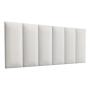 Imagem de Cabeceira Modular Solteiro 60x100 Em material sintético Branco