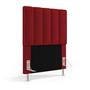 Cabeceira Nashira 90 / N-033 Veludo Vermelho - ARADECOR Imagem de Cabeceira Nashira 90 / N-033 Veludo Vermelho