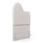 Imagem de Cabeceira Orgânica Cama Box Solteiro Sea 90cm com Frame Bouclé Off White - Desk Design