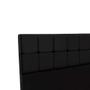 Imagem de Cabeceira Ortobom Super King Piave Linho Preto 195x125x12