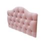 Imagem de Cabeceira Painel Cama King 195cm Prince Corano Rosa Bebê - DL DECOR