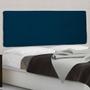 Imagem de Cabeceira Painel Casal 140 Cm Dunas Suede Azul Marinho - MV Estofados Shop