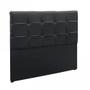 Imagem de Cabeceira Painel De Casal 190cm Para Cama Box Clean Napa Preto - DS Estofados