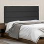 Imagem de Cabeceira Painel Estofada Cama Box Casal La Italian 140cm Suede Preto - Desk Design