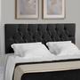 Imagem de Cabeceira Painel Estofada Paris Suede Preto Queen 1,60m para Cama Box