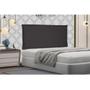 Imagem de Cabeceira Painel Garden Para Cama Box Queen 160 cm Suede Preto- D'Rossi