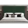 Imagem de Cabeceira Painel Helena 100 Cm Cama Box Suede Verde Militar