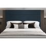 Imagem de Cabeceira Painel Helena 1,38 Cm Cama Box Suede Azul Marinho