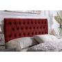 Imagem de Cabeceira Painel Imperatriz 1,00Cm Cama Box Suede Vermelho