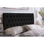 Imagem de Cabeceira Painel Imperatriz 1,20 Cm Cama Box Suede Preto