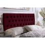 Imagem de Cabeceira Painel Imperatriz 1,58 Cm Cama Box Queen Marsala