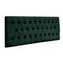 Imagem de Cabeceira Painel Imperatriz 158Cm Cama Box Queen Suede Verde