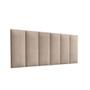 Imagem de Cabeceira Painel Imperial Estofada Queen Size Bege 1,60M