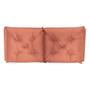 Imagem de Cabeceira Painel Solteiro 90cm Tróia Com Almofada Suede Coral - DL Decor