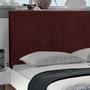 Imagem de Cabeceira Painel Vitória 158Cm Cama Box Queen Suede Diversas