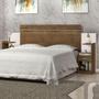 Imagem de Cabeceira para cama box casal moana j&a 1.40m/1.60m com mesa de cabeceira jequitibá/off white