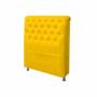 Imagem de Cabeceira Para Cama Box Casal Quenn 160 cm Livia Suede  Amarelo - LM DECOR