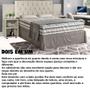 Imagem de Cabeceira para Cama Box Extensível com Mesa de Apoio Classic