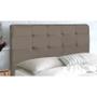 Imagem de Cabeceira Para Cama Box Luna Casal 1,40cm Suede Amassado Bege - FdECOR